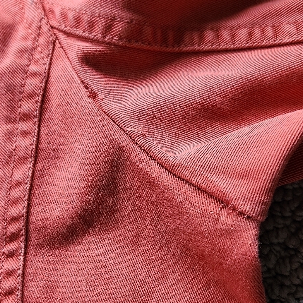 J Crew Women's Terracotta Single Button Pocketed Long-Sleeved Blazer Jacket M - Picture 6 of 10
